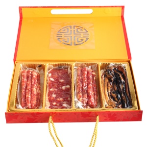 广州酒家 全家福腊味礼盒装广式腊肠腊肉肉脯团购节日送礼手信