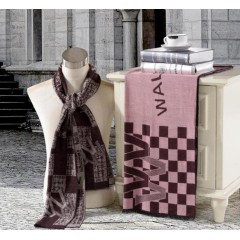 华纳斯情侣组合棉羊绒围巾（2条装）  HD14-058-3