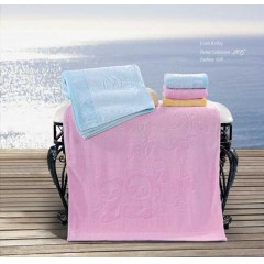 路易卡罗毛巾系列 ——竹意 LK-2114 浴巾三件套
